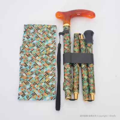 FABRIC-WRAPPED STICKS, GREEN FLORAL Supplier