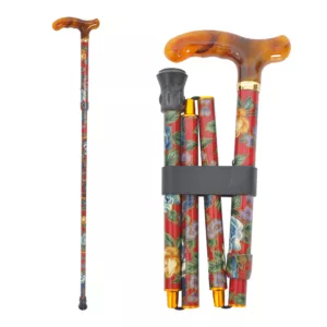 Attractive Textile fabric Pattern Walking Stick vendor