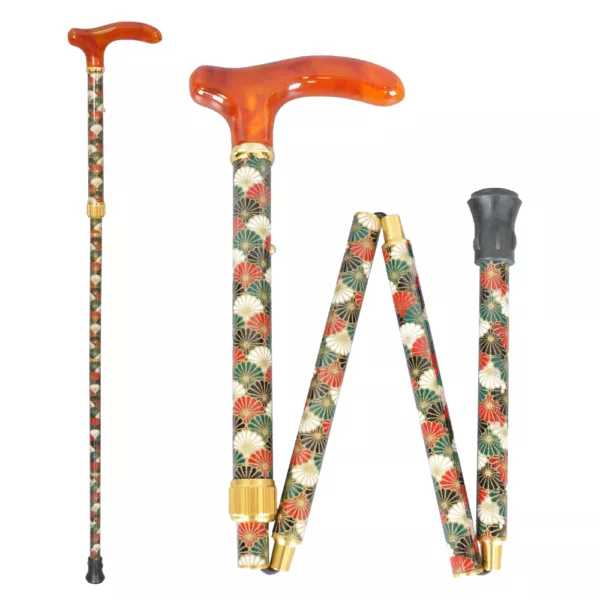 Luxury Fabric-Wrapped Fritz Walking stick