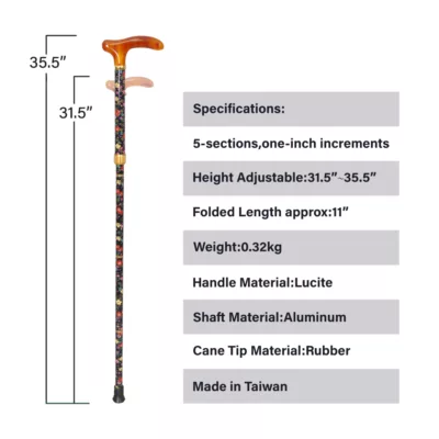 Wrap Cloth Walking Cane specification