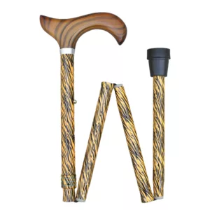 Animal Print Folding Walking Stick