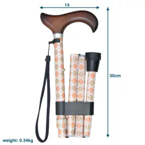 Foldable Walking Stick dimension