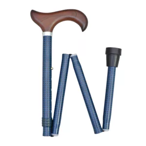 Durable Height Adjustable Folding Cane / Walking Stick manufacturer and supplier