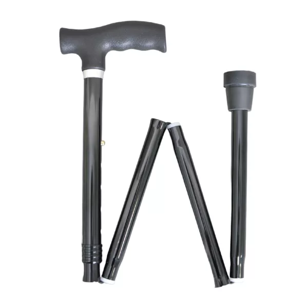 Safety Folding Cane with Plastic Handle supplier