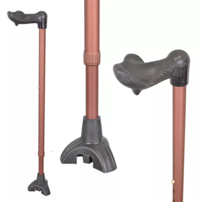 Safety Freestanding Walking Stick with Ergonomic Handgrip