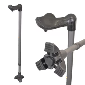 Safety Freestanding Walking Stick with Ergonomic Handgrip manufacturer