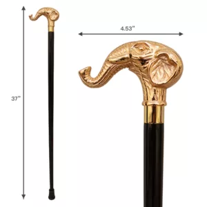 Elephant Walking Stick Cane size