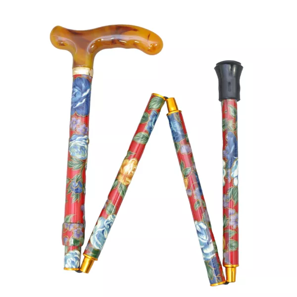 Attractive Textile fabric Pattern Walking Stick