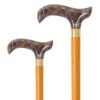 Beautiful Acrylic Handle Wooden Derby Canes