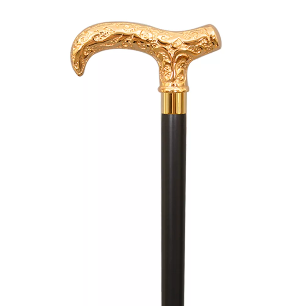 Brass Knob Walking Stick / Taiwan manufacture (1023.002.SMB
