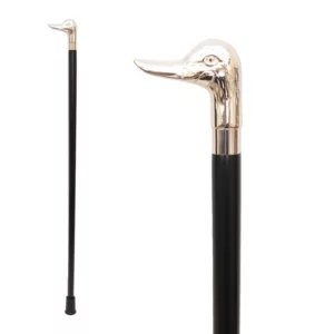 Brass Duck Handle Walking Cane