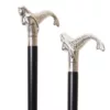 Silver Brass Mermaid Handle Walking Cane manufacturer