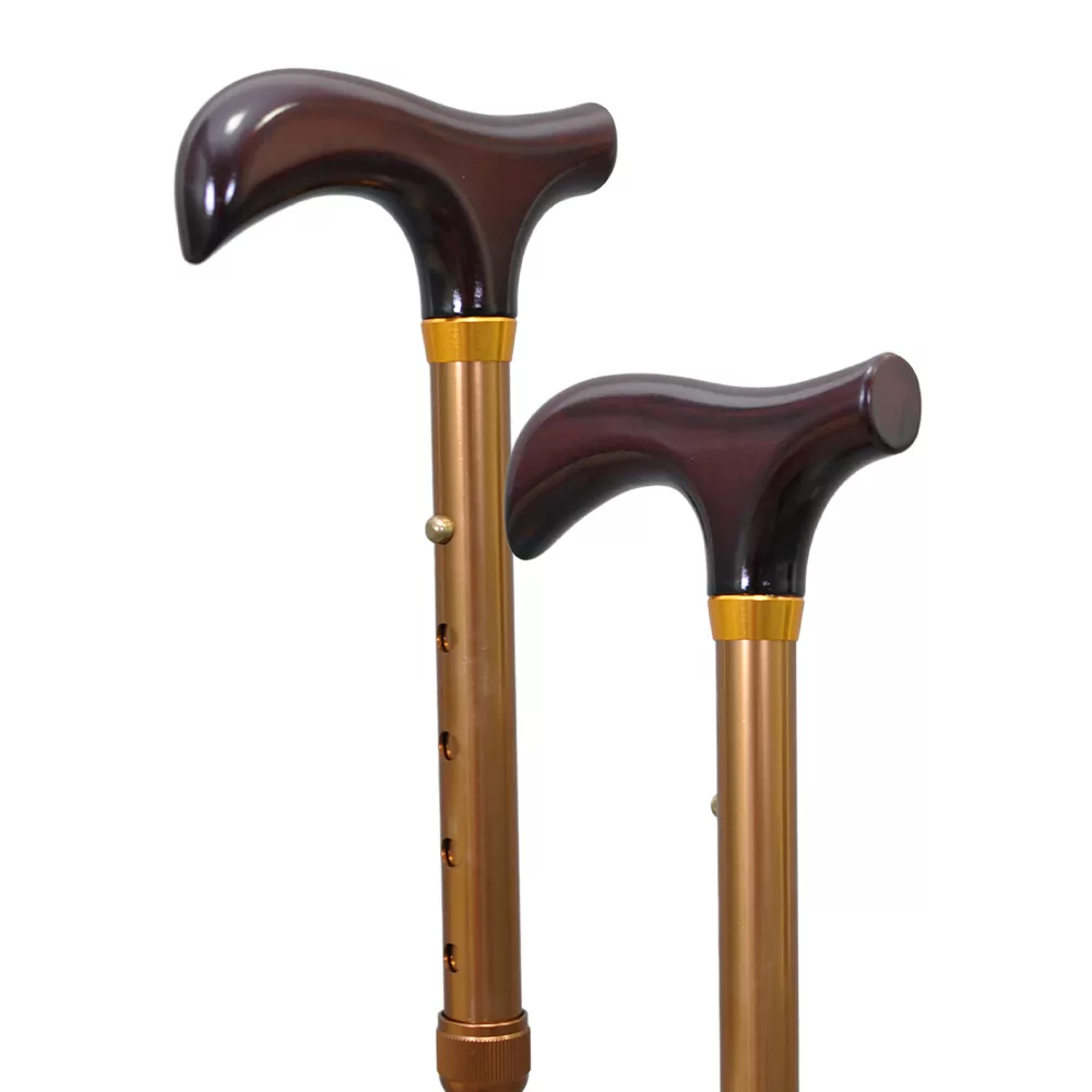 Elderly Wooden Walking Cane Stick With Knife, For Self Defence at