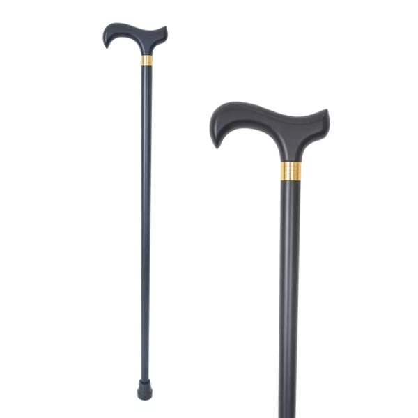 Derby Black Wood Walking Cane