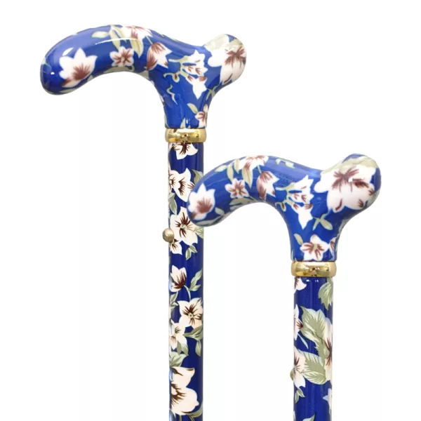 Fashionable Folding Patterned Walking Stick