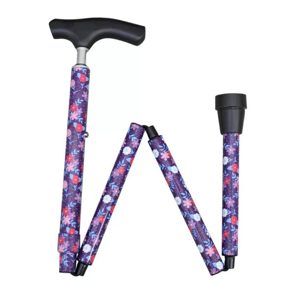 Folding Aluminium Slim Neck Telescopic Walking Stick supplier