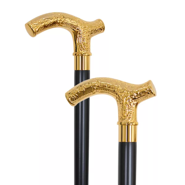 Gold Brass Fritz Walking Cane manufacturer