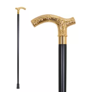 Gold Brass Fritz wood Walking stick supplier