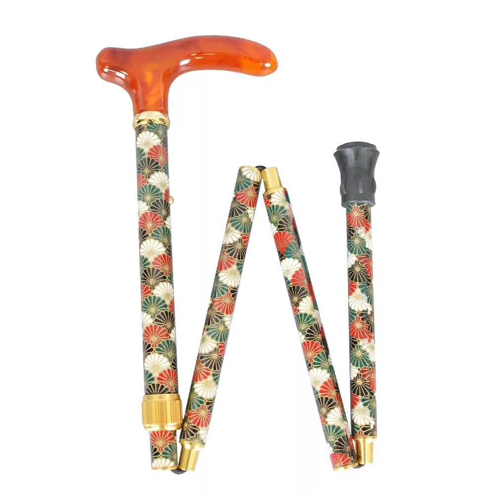 High Style Chrome-Plated Embossed Fritz – The Walking Cane Store