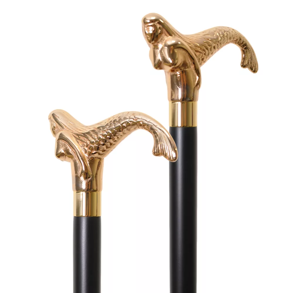 Brass Knob Walking Stick / Taiwan manufacture (1023.002.SMB