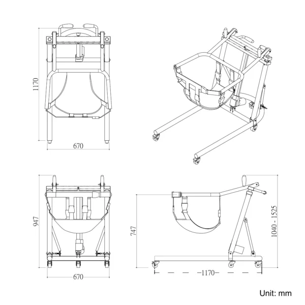 PATIENT LIFT factory specification