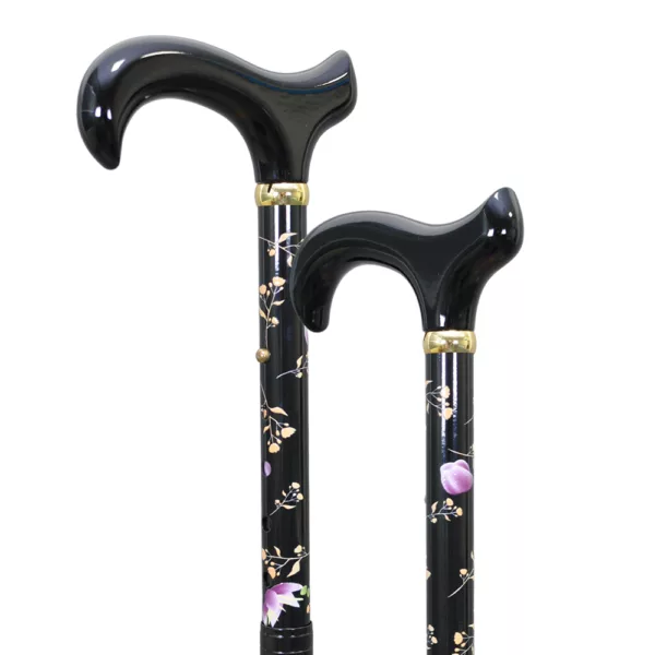 Print Floral Adjustable Walking Stick supplier