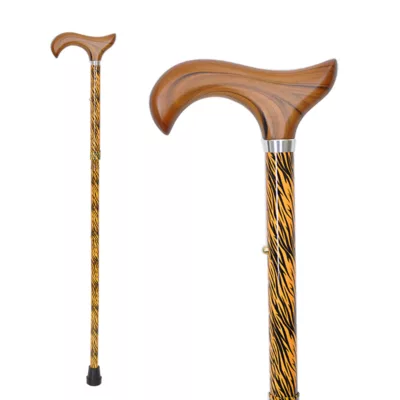 Tiger Animal Print Folding Walking Stick manufacturer