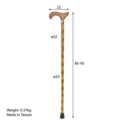 Tiger Animal Print Folding Walking Stick factory