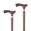 Solid Fritz Wood Walking Cane Matte Bronze supplier