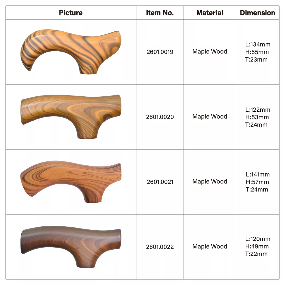 Best Cane Handles / 2601 Series - Taiwan Manufacturer Bayfo inc.